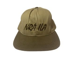 Vintage NRA ILA Baseball Cap Hat Strapback Made In USA *Read